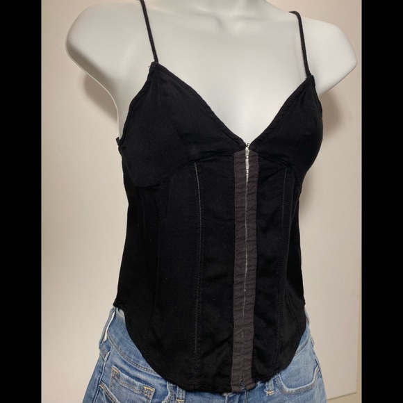 💚3/20$5/25💚Silence + Noise Black hook/eye clasp front - Picture 10 of 16